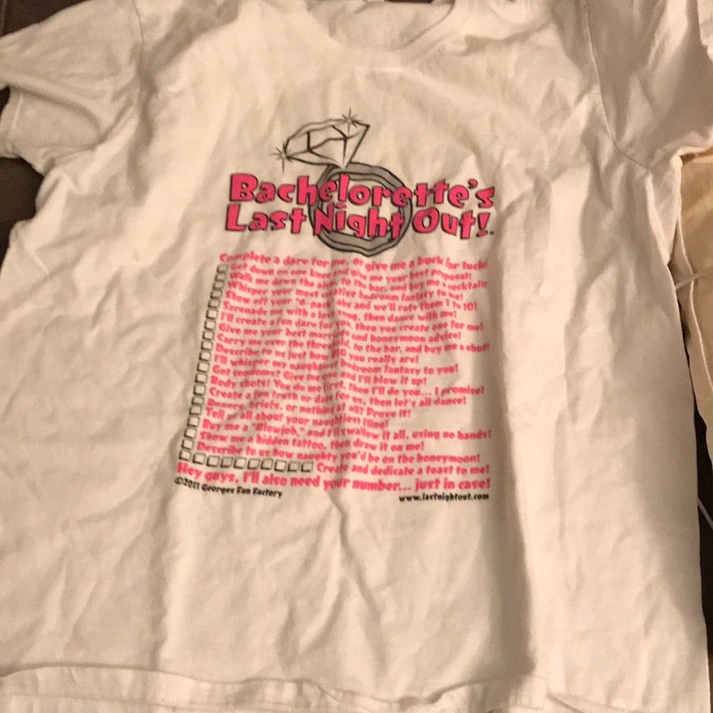 Bachelorette novelty Tee